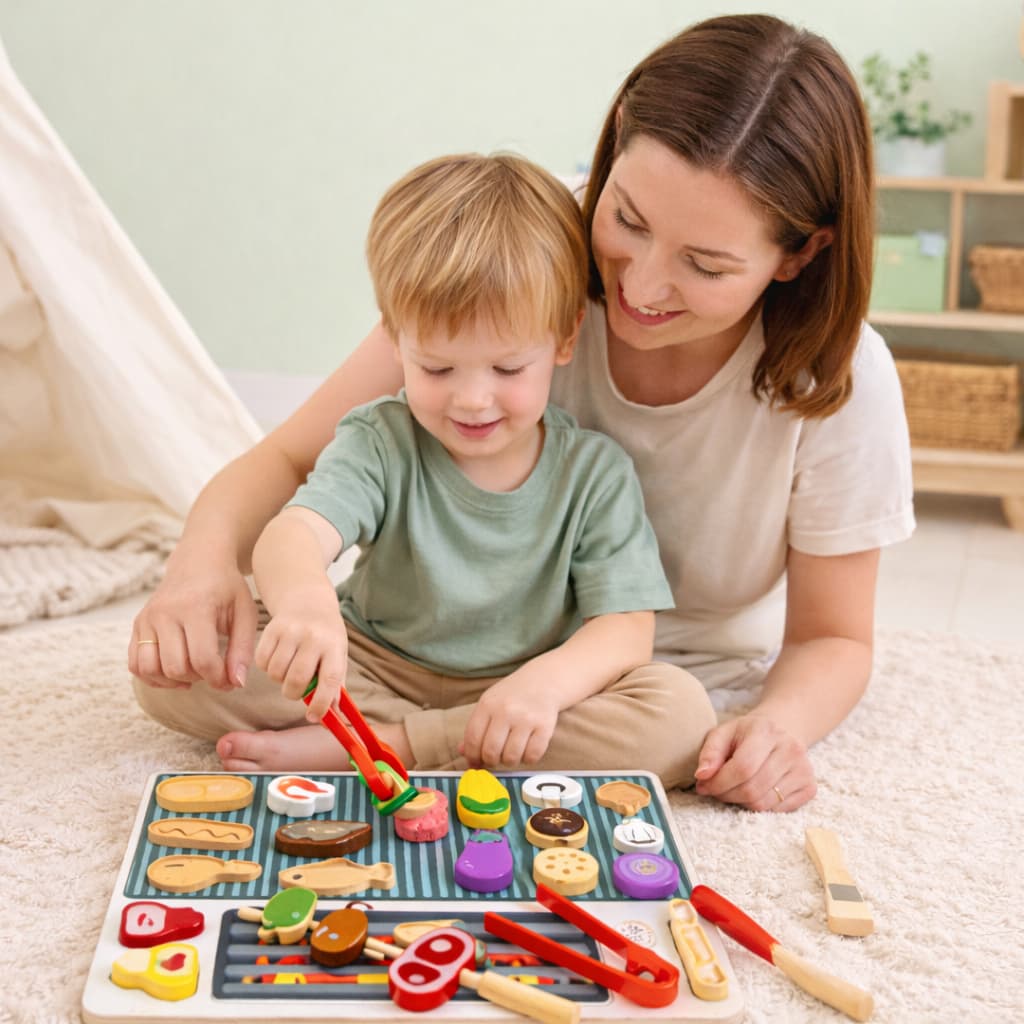 Planche Montessori en Bois | Mon Barbecue BBQ