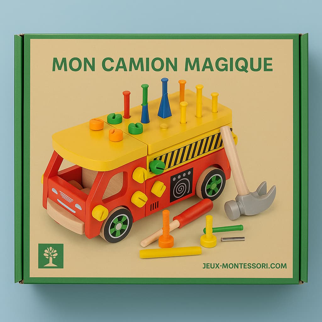 Tableau d'Activité Montessori | Mon Camion Magique